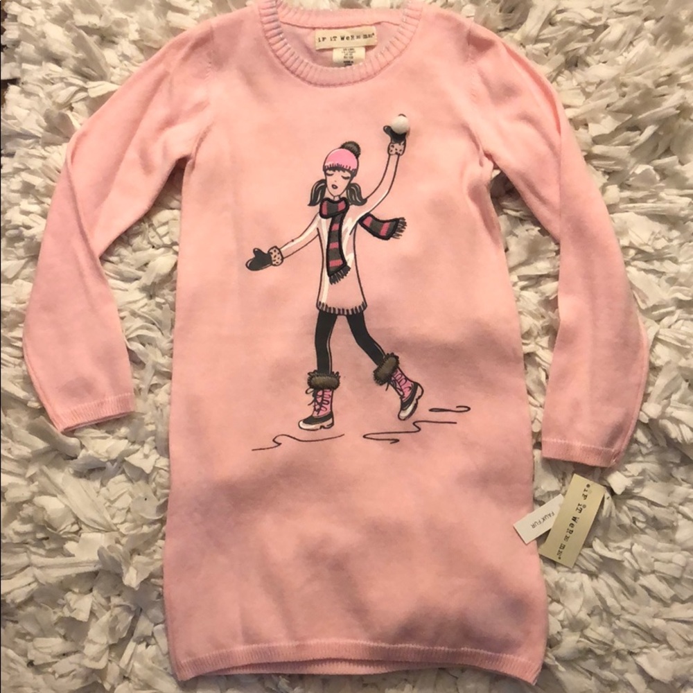 Girls sweater dress